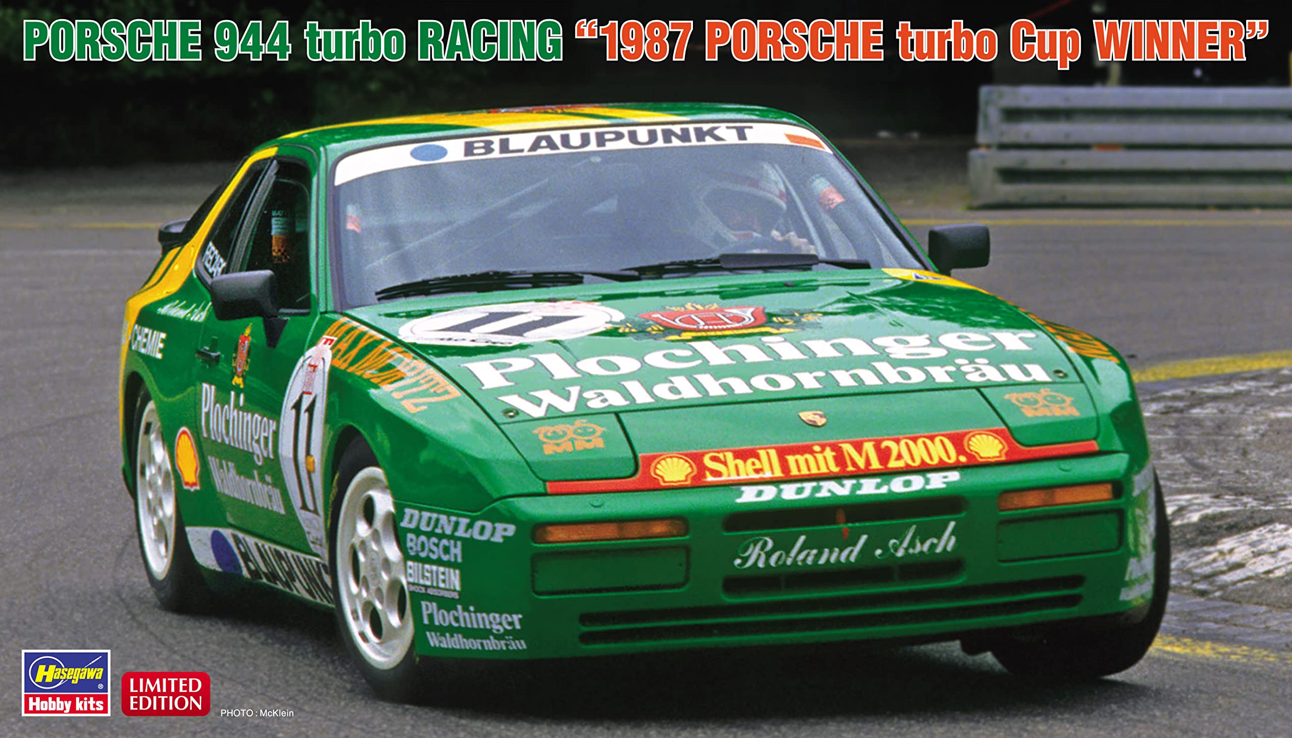 Hasegawa 1:24 Porsche 944 Turbo Racing '1987 Porsche Turbo Cup Winner'