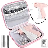 Stitch Gun for Clothes, Quick Clothing Fixer Handheld Stitch Tag Gun for Clothing Mini Stitch Quilting Hemming Sewing Kit Sticky Gun for Clothes with 6 Needles,2500 White & 2500 Black Fasteners
