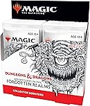 Magic: The Gathering Adventures in the Forgotten Realms Collector Booster Box | 12 Packs (180 Magic Cards)