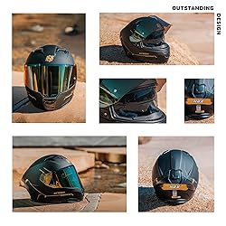 HAX Force Aerodynamic Full Face Helmet for Street