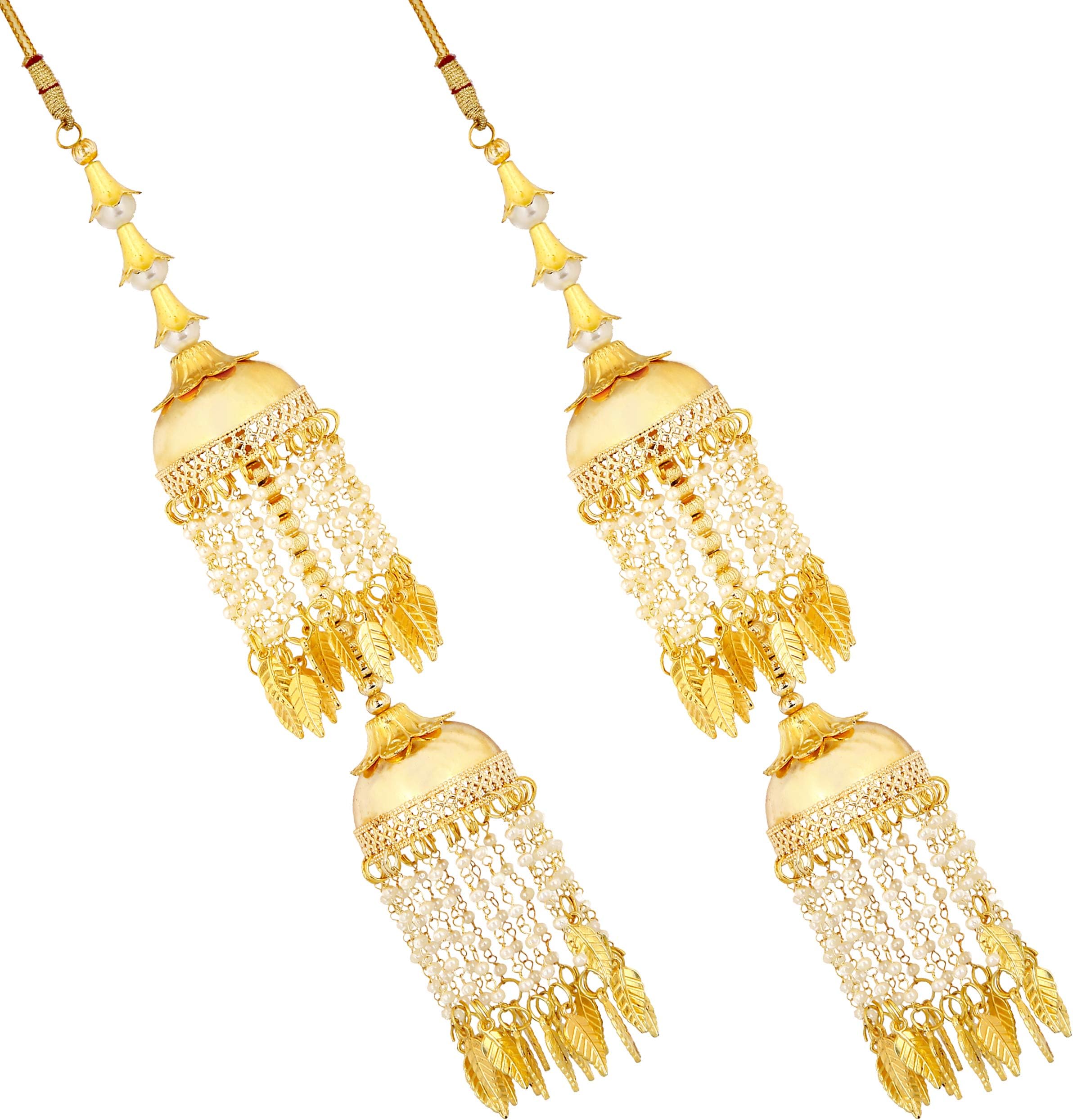 Mansiyaorange Fancy Wedding Wear Punabi Red kalere/Kaleera/Kalera/Bridal Hand Hanging/kaleera for Brides/Girls/Women(AAA AD Stone Premium Range)(