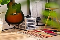 IRIS USA Medium 3-Drawer Desktop Organizer with