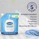 Cetaphil Gentle Skin Cleanser Eco Refill Pouch 710ml Niacinamide Soap Free view 9