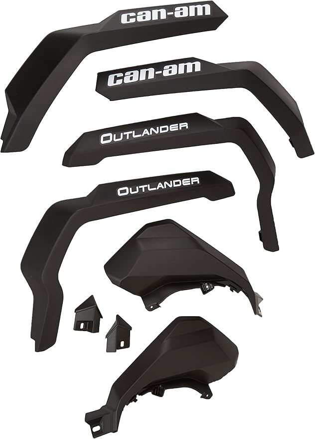 CanAm 715001764 Black ATV Mud Guard Kit Automotriz y