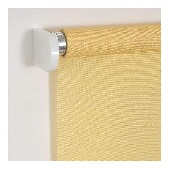 JalousieCrew Schnapprollo Gelb in den Breiten 62-202 cm - Länge 160 cm (122 x 160 cm)