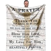 AIYUBOFUN Valentine Dad Blanket - Valentines Day/Birthday Gifts for Dad from Daughter, Son - Birthday Gifts for Dads - Father Birthdays Gifts - to My Dads Throw Blanket 60 x 50 inch