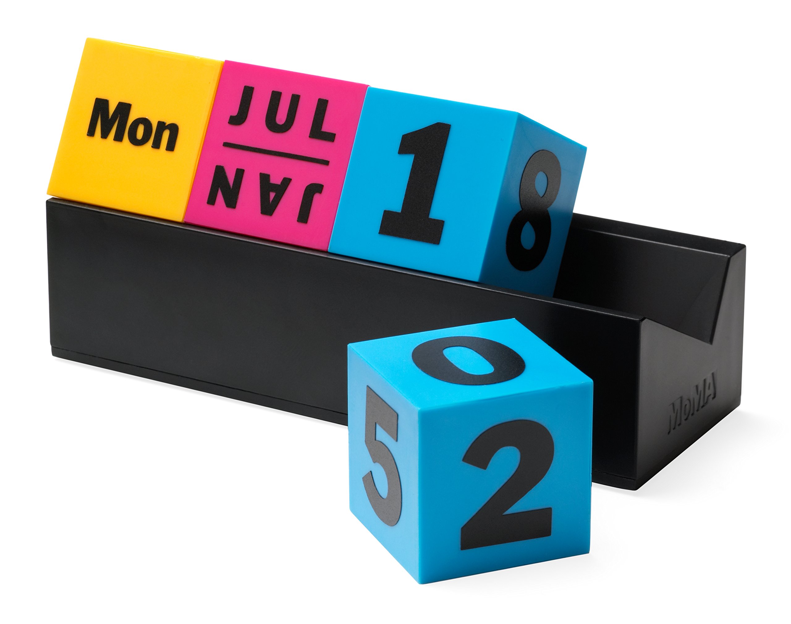 arteum – Perpetual Calendar, Cubes (Colors) – Multicolor