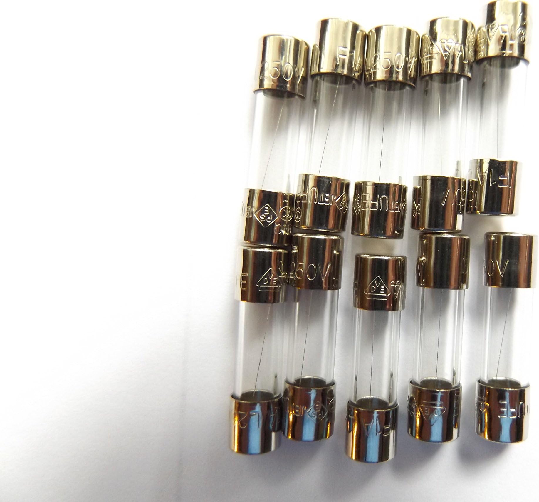 Fuse 1a 20mm Quick Blow Fast F1a L 250V x10Pcs