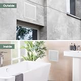 Vent Systems 300x300 mm White Soffit Vent Cover Flat Square Grille view 5