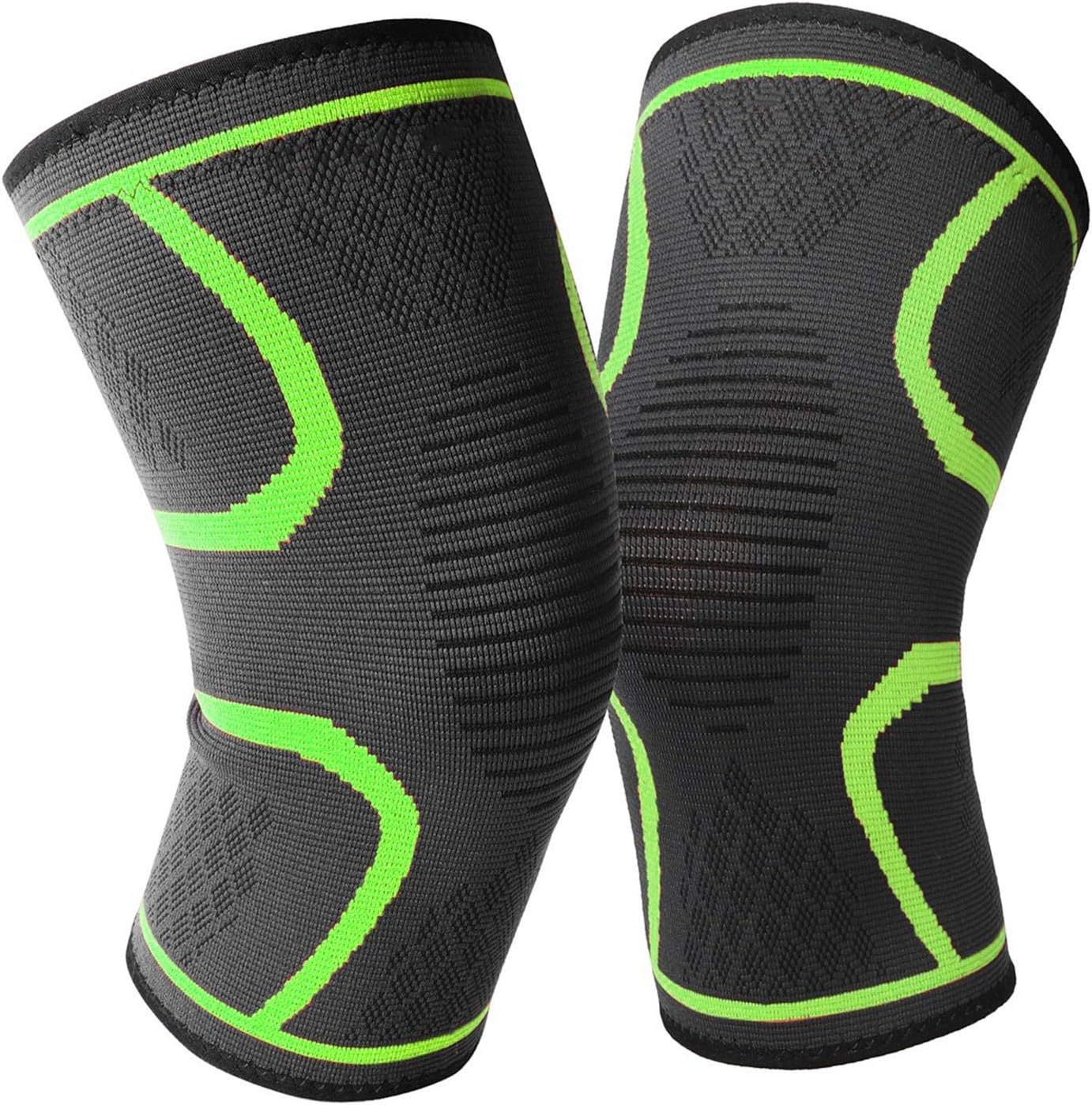 Breathable Adjustable knee pad grip knee support Green price in UAE