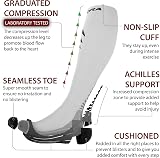Rymora Compression Socks for Men and Women Cushioned White UK 7-10 EU 40-44 view 3