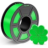 TECBEARS PLA Filament 1.75mm, Neatly Wound 3D Printer Filament, Dimensional Accuracy +/- 0.02 mm, 1Kg Spool(2.2 lbs), Fits for Most FDM 3D Printers, Green