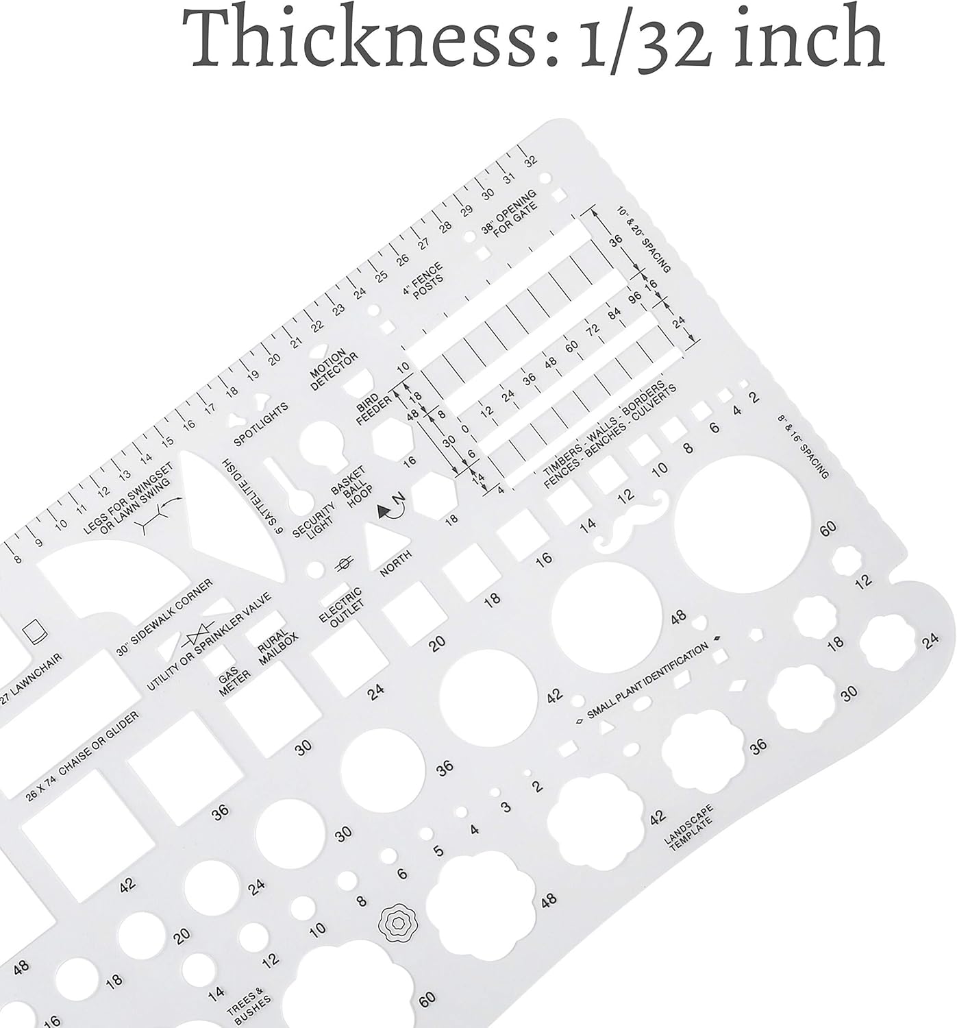 Mr. Pen- Landscape Templates, Architectural Templates, Drafting Tools, Landscaping Tools, Landscape Design Template, Drawing Template, Template Architecture, Drafting Ruler Shapes, Drawing Stencils: Arts, Crafts & Sewing