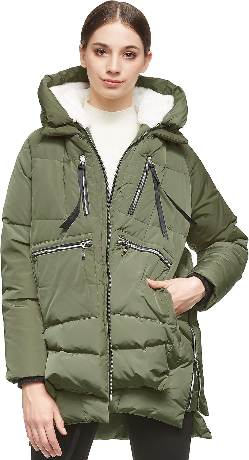 Orolay Women's Thickened Down Jacket: Clothing