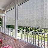 SunnyRoyal Patio Shades Roll Up Outdoor Exterior