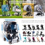 Bemece Universal Pushchair Rain Cover for Stroller Pram Baby Travel Weather view 6