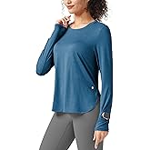 WILLIT Women's Long Sleeve Workout Tops Running Athletic Quick Dry Shirts Lightweight Yoga Gym T-Shirts UPF 50+
