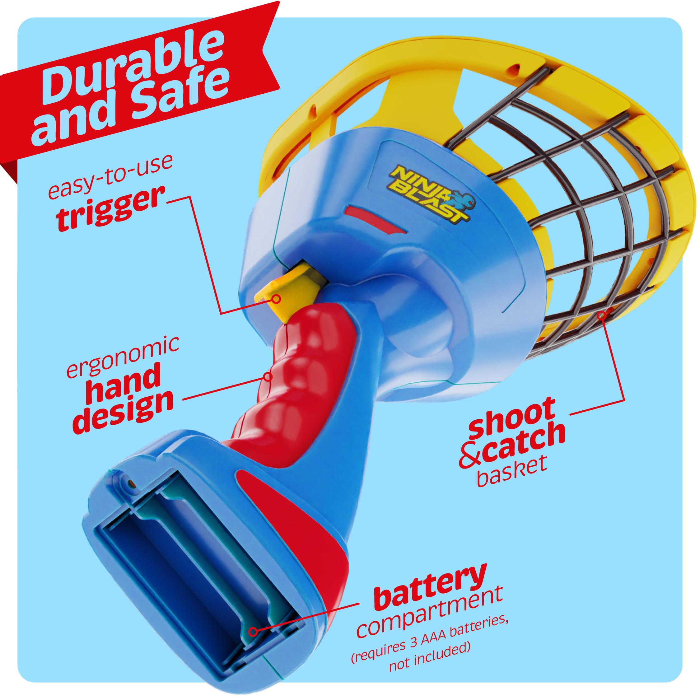 Flying Disc Launcher for Kids - Boys Toys Ages 4-8 Year Old - Birthday Gifts for Boy Age 4, 5, 6, 7, 8, Years - Outdoor Toys Games Gift - Backyard Toy Activities Ideas - 6-8, 5-7