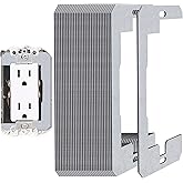 DECOHS 30 Pcs Wall Plate Spacer- Metal Flush Fit Device Leveling Plates- Receptacle Spacers Shims Leveler for Fixing Walls El