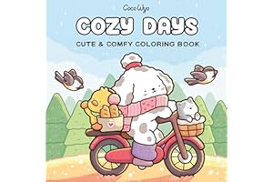 Cozy Days: Coloring Book for Adults and Kids (Cozy Spaces Coloring)