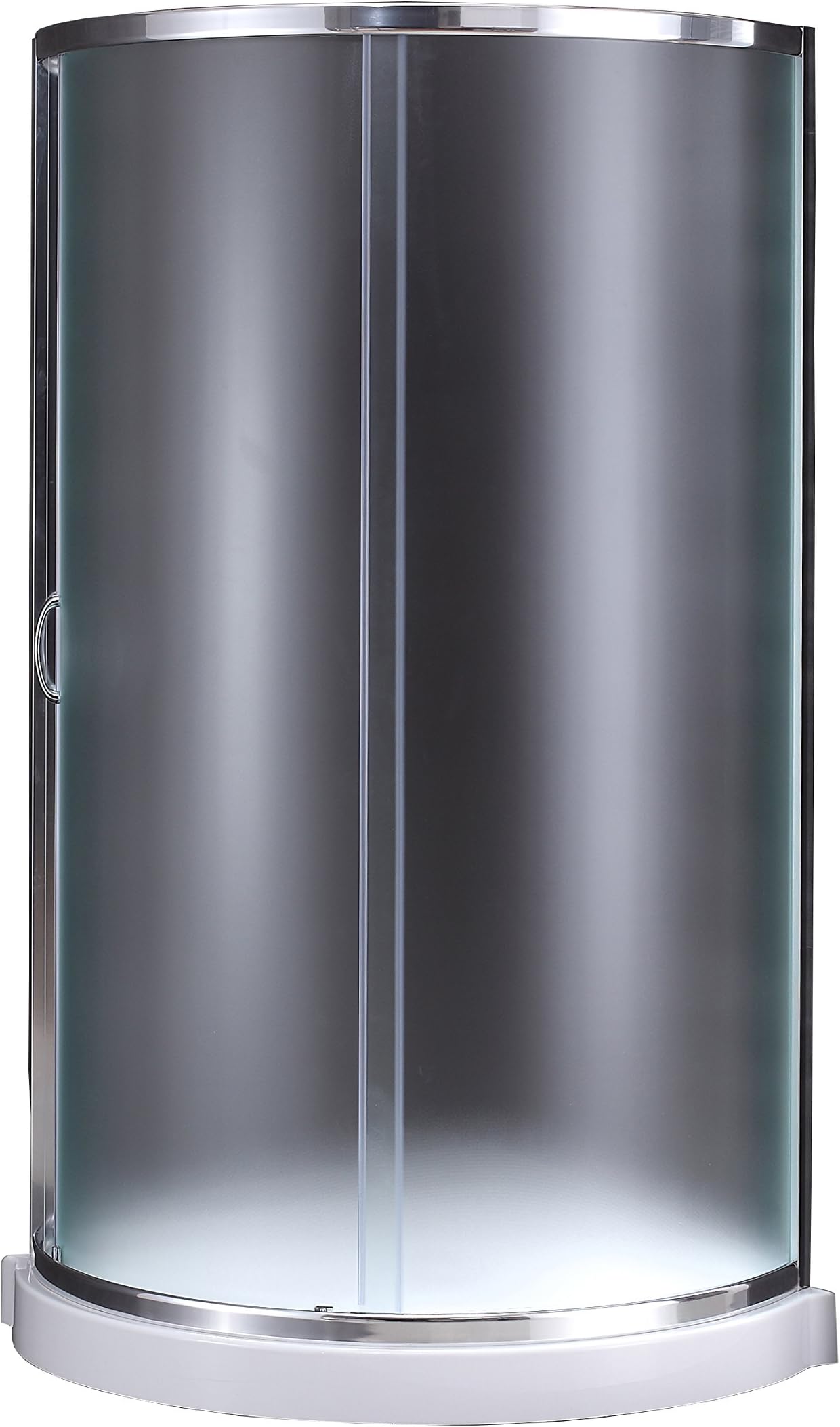 Ove Decors Breeze 36 in. Tempered Sliding Glass Shower Door Kit with Acrylic Base, Inch, Chrome