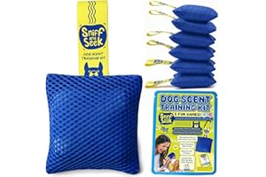 Race&Herd Original Dog Scent Training Kit, Scent Work Training Kit for Dogs - Nosework for Dog Mental Stimulation Agility Training Equipment for Dogs, Brain Games Smell Training Kit for Loss of Smell
