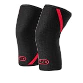 SBD 7mm Powerlifting Knee Sleeves - IPF Approved - Maximum Support | Engineered for unrivaled stability in heavy squats and competition lifts.