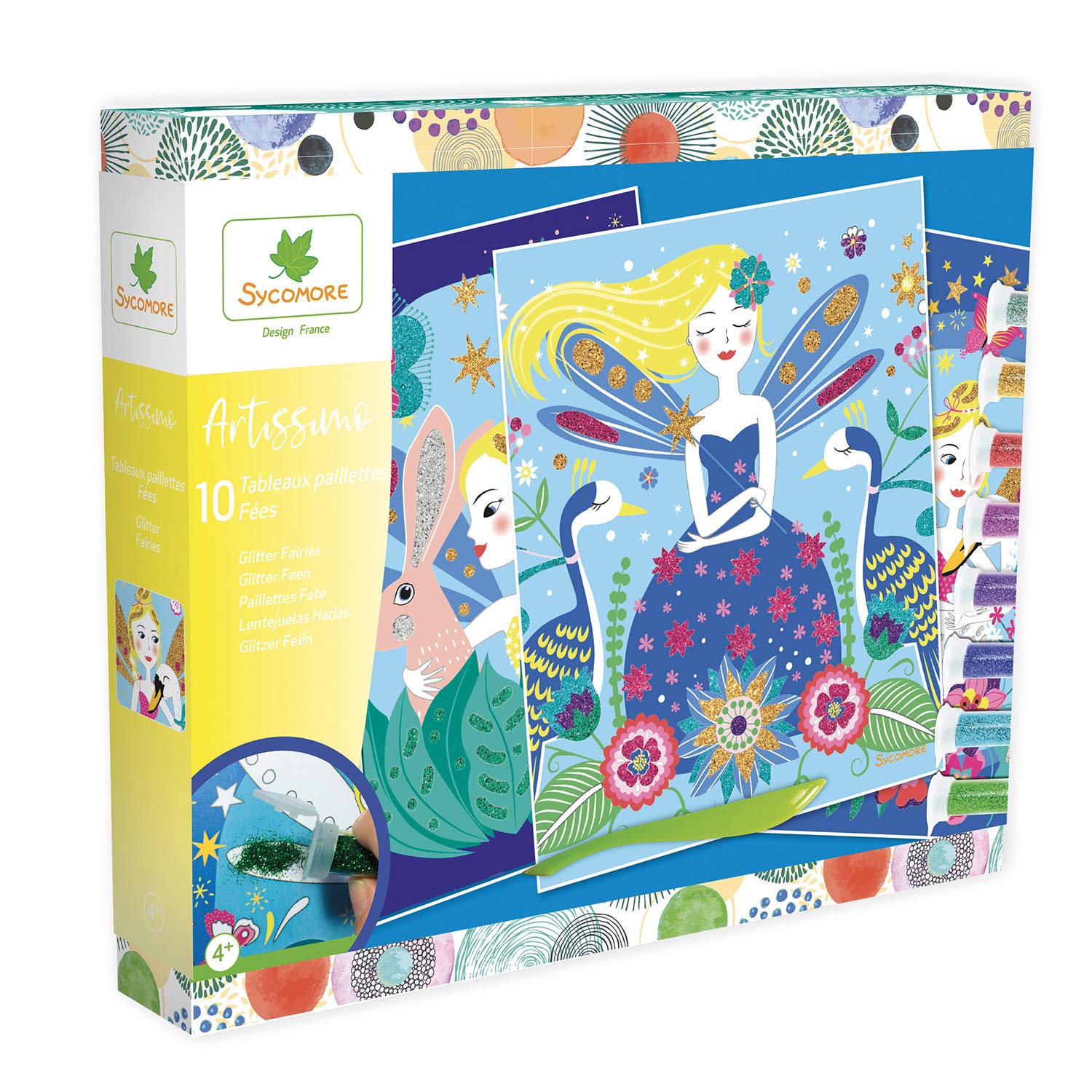 Sycomore Artissimo - Glitter Design - Fairies - Crafts for Children - From Age 4 Years CREA012