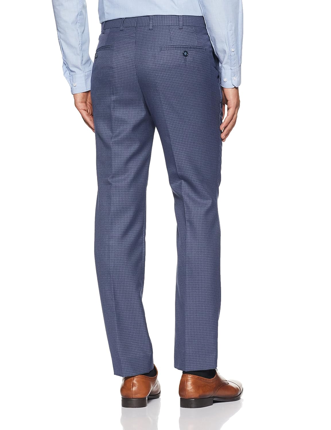 park avenue men's skinny fit formal trousers