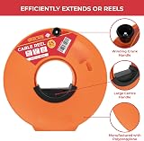 GADLANE Cable Tidy Reel 25m - Orange Cable Winder for Extension Leads view 2