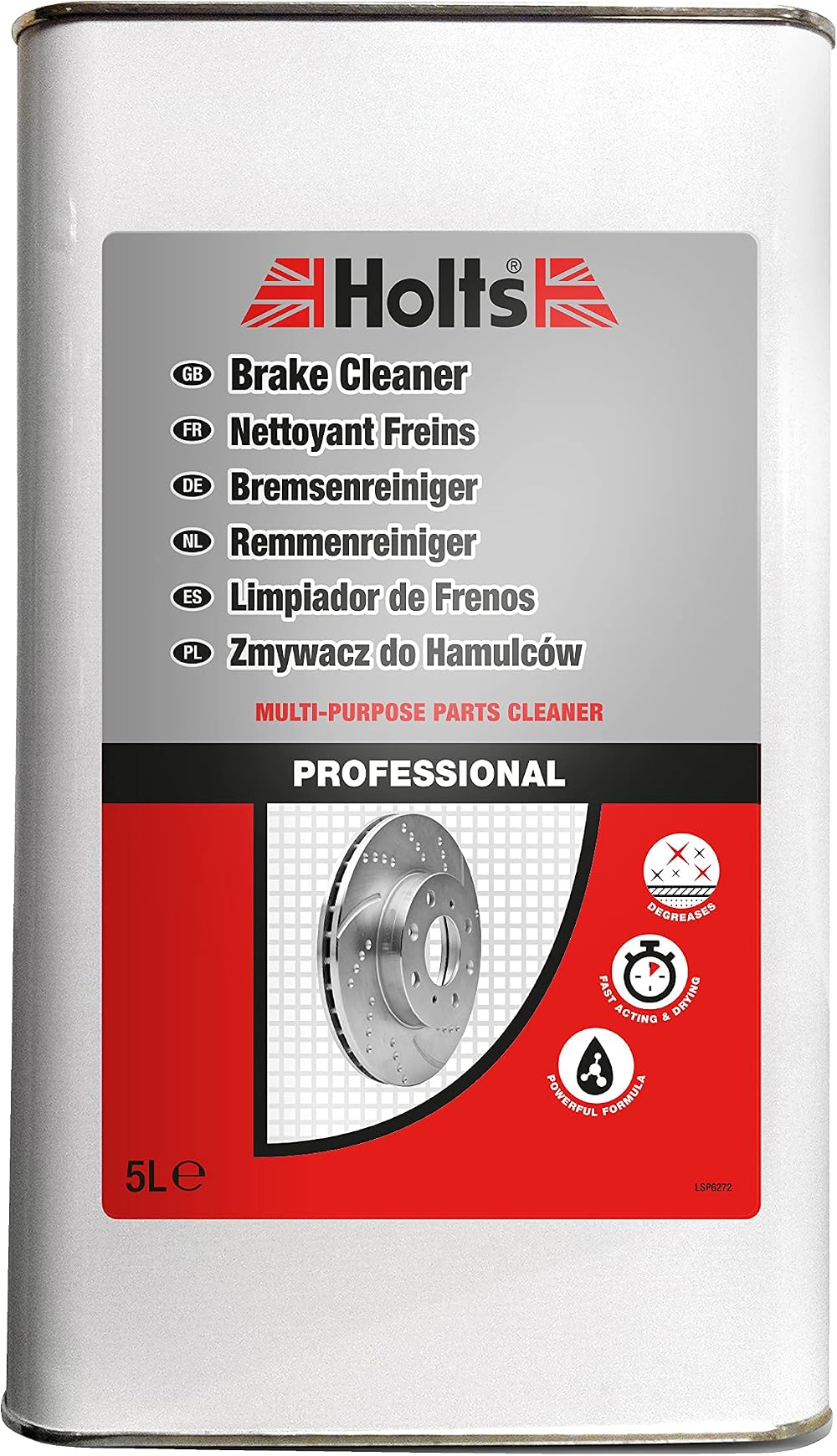 Holts LOYHMAI0201A Professional Brake and Parts Cleaner 5L