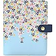 Pukka Pad, Carpe Diem Personal Planner - Soft Cover Binder with Weekly, Monthly Undated Inserts in Tabbed Sections, Interior Pockets and Sticker Sheets - 8 X 7.5 X 1.4 Inches, Disty Floral
