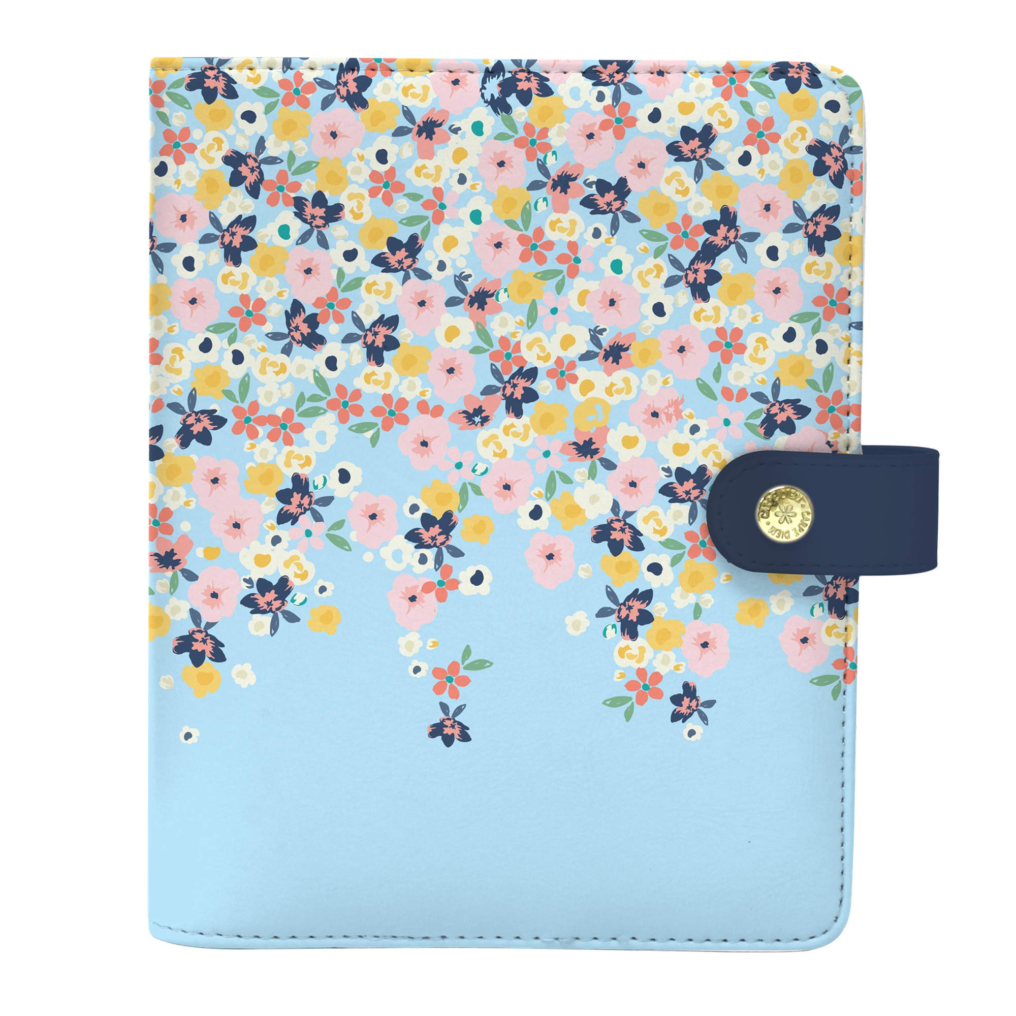 Pukka Pad, Carpe Diem Personal Planner with Weekly, Monthly Undated Inserts, 20 x 19 x 4 cm, Disty Floral