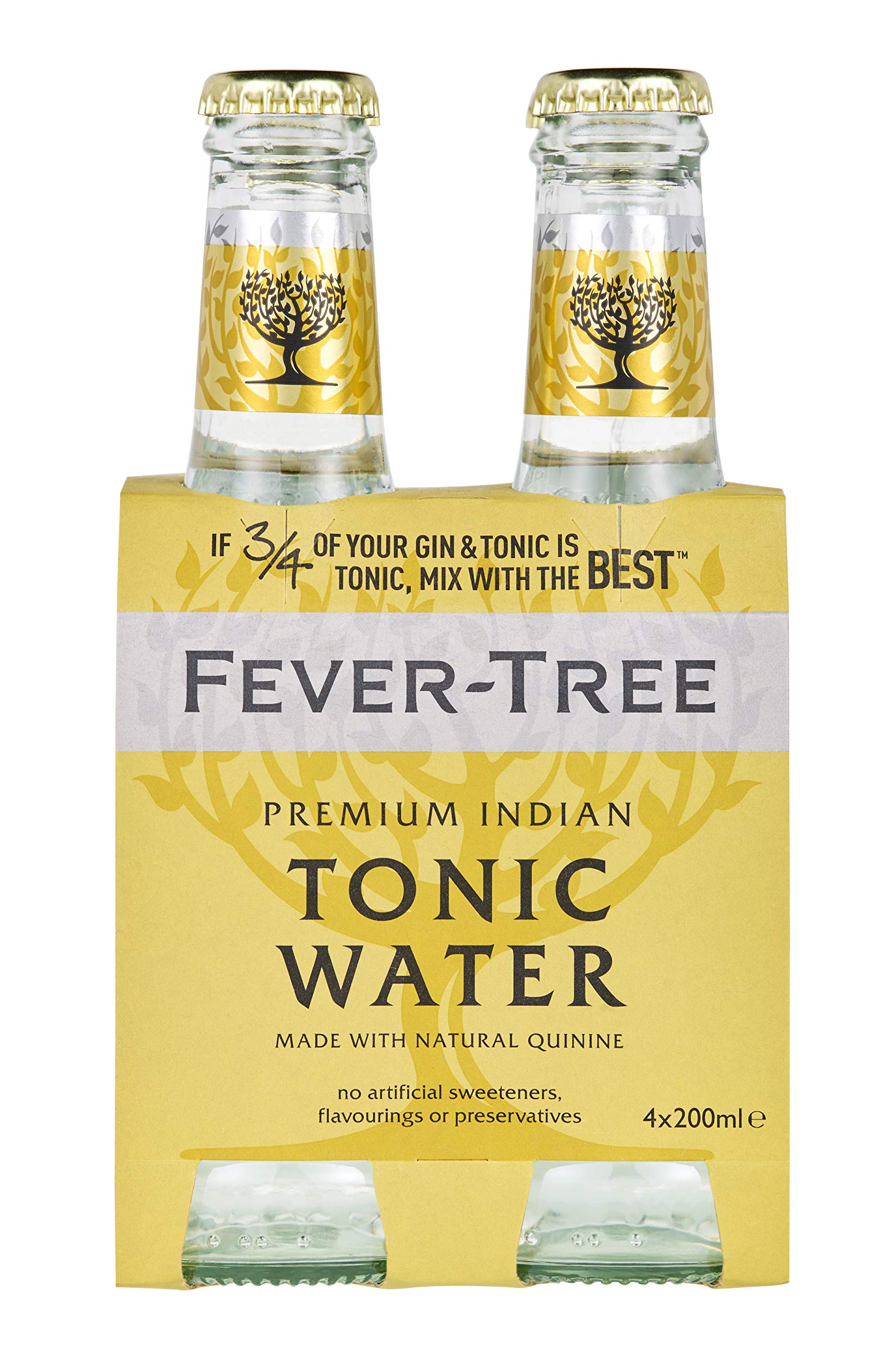 FeverTree Premium Indian Tonic Water, No Artificial Sweeteners