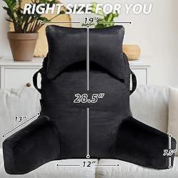 Unisakey Portable Large Reading Pillows with