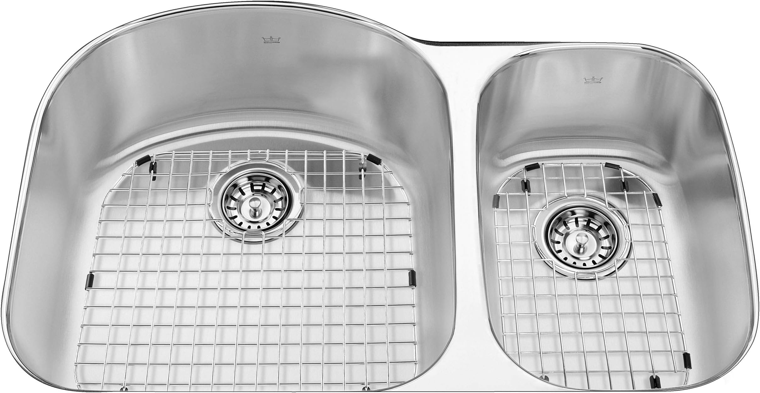 KindredKSDCRU/9 Sink, Double Bowl, Silk