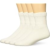 Carolina Ultimate Men's Diabetic Non-Binding Quarter Socks 2 Pack