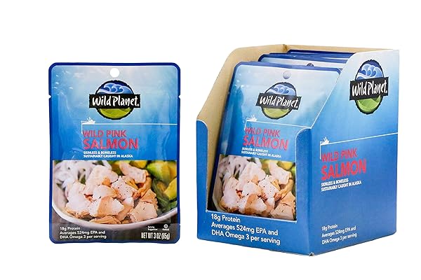 WILD PLANET, SALMON, 3 OUNCE, PINK, SALT