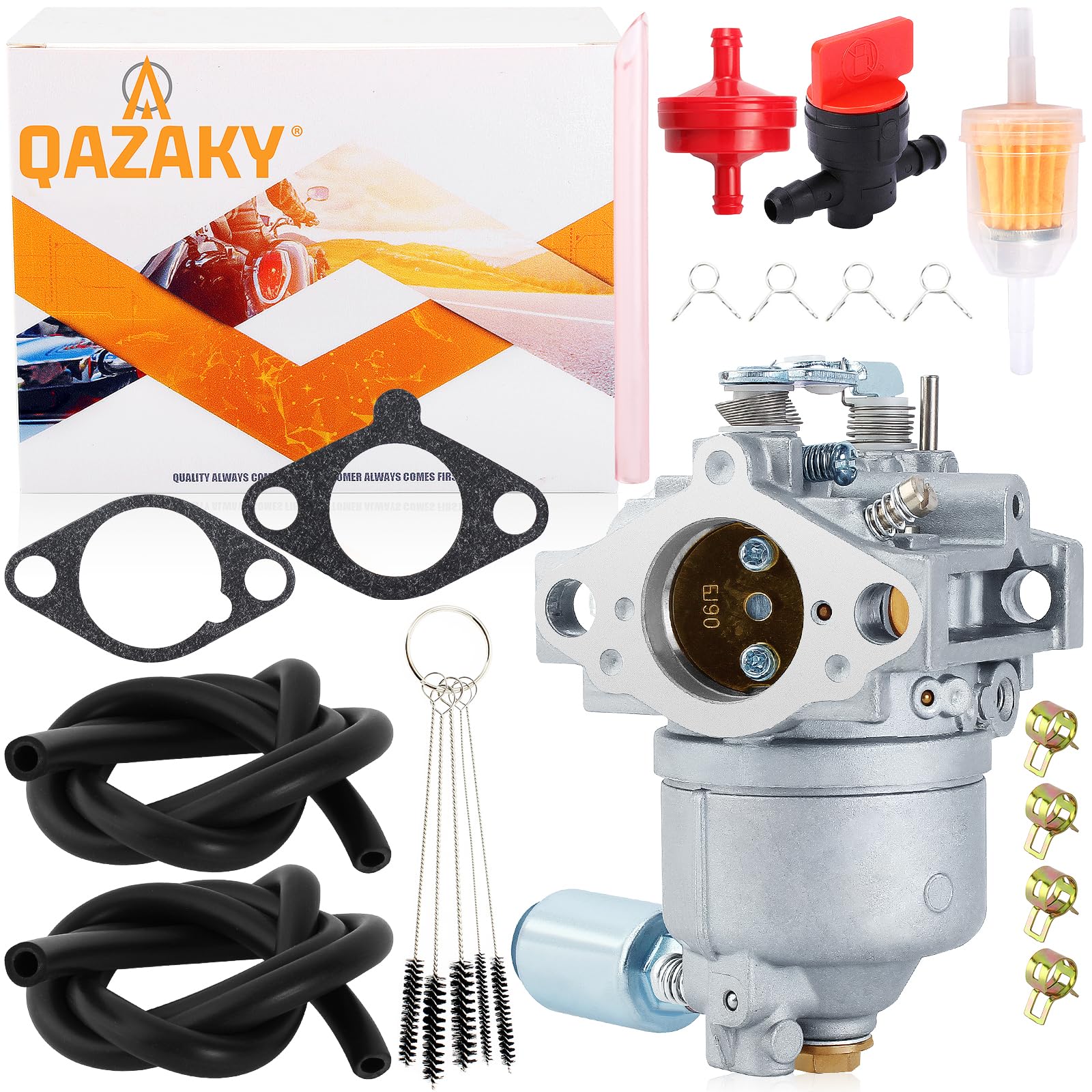 QAZAKY Carburetor Compatible with AM109205 Lawn Garden Tractor 170 175 240 245 260 265 285 320 32124 F510 F525 GT242 GT262 GT275 LX170 LX172 LX175 LX178 LX186 LX188 LX240 Kawasaki 15003-2398 FC401V