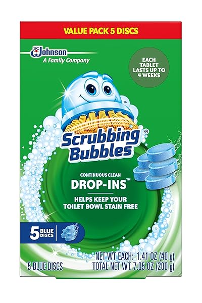 SCRUBBING BUBBLES CONTINUOUS CLEAN TOILET DROP-INS, AUTOMATIC BLUE...
