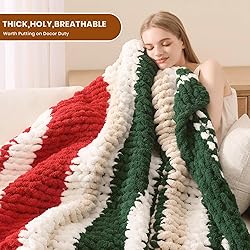 L'AGRATY Chunky Knit Blanket