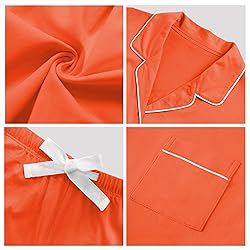 COLORFULLEAF Women's 100% Cotton Long Sleeve Pajama