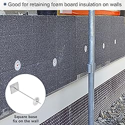 PATIKIL 100mm Self Stick Insulation Pins, 50Sets