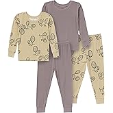 Modern Moments by Gerber Unisex Baby 4-piece Tight Fitting Pajama Sets