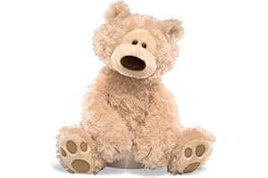 GUND Philbin Classic Teddy Bear, Premium Stuffed Animal for Ages 1 and Up, Beige, 12”