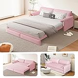 66-Inch Queen Size Convertible Sleeper Sofa