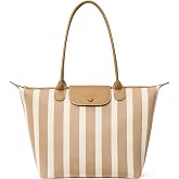 BOSTANTEN Structured Tote Handbag for Women Lightweight Summer Purse | Soft Flyknit or Straw Material, Quiet Luxury, Cute Design, Roomy, Reinforced Handle Strap, Vacation Travel Commute Everyday