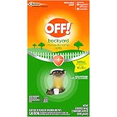OFF! Backyard Mosquito Lamp Refills for Refillable Lamp Repels Mosquitoes Up to 10 x 10 Feet Outdoor Use Includes 2 Diffusers and 2 Candles (Pack of 1)