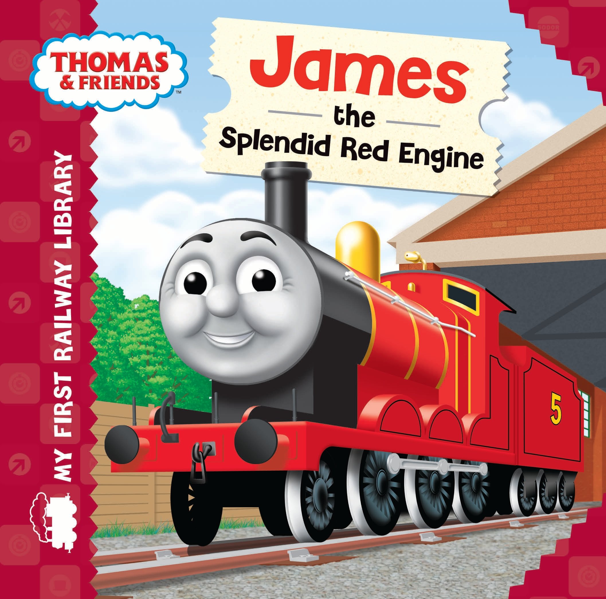 Thomas Friends My First Railway Library James The - 