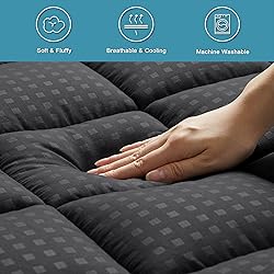 HYLEORY Twin XL Mattress Pad Quilted Fitted